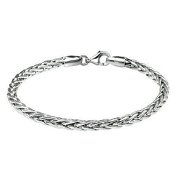 Glams Armband Vossestaart - Gerhodineerd Zilver - 19 cm