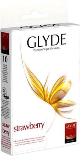 Glyde Ultra Aardbei - 10 condooms