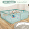 Coast Babybox - Deurbox - 4 Handgrepen & 50 Oceaanballen - 200 x 180 x 68 cm - Groen