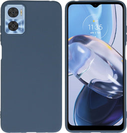 iMoshion Hoesje Geschikt voor Hoesje Siliconen - iMoshion Color Backcover - Donkerblauw