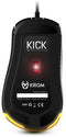 Krom Kick - Ergonomische Muis - 6200 DPI - Zwart
