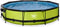EXIT Lime zwembad ø360x76cm met filterpomp en overkapping - groen