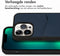 Accezz iPhone 13 Pro - Back Cover - Premium Leather Card Slot - Donkerblauw