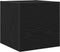 vidaXL - Wand-tv - kasten - 2 - stuks - Zwart - Eiken - 30,5x30x30 - cm