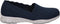 Skechers Seager - Stat Dames Instappers - Air-Cooled Memory Foam - Navy - Maat 38