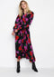 Kaffe KAflorina - Shirt Dress Dames Jurk - Maat 42 - Met ceintuur
