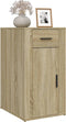 vidaXL - Bureaukastje - 40x49x75 - cm - bewerkt - hout - sonoma - eikenkleurig