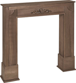 Beliani DEDIN - Vuurkorf - Donkere houtkleur - Paulowniahout