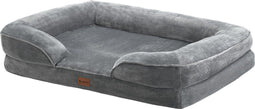 Hondenbed Sheena L - Hondenmand - Ergonomisch - Grijs