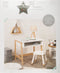 Atmosphera Kids Houten Bureau met wit - kindertafel - Bureautje met lessenaar