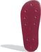 adidas ADILETTE - Slippers - Voorgevormd voetbed EVA - Collegiate Burgundy/Ftwr White/Ftwr White