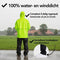 Infinity Goods Nikki - Regenpak - Waterdicht Ademend - Fluo Geel (2-delig)