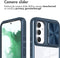 iMoshion Hoesje Geschikt voor Samsung Galaxy A54 (5G) Hoesje - iMoshion Camslider Backcover - Donkerblauw
