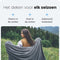 Luft Fleece Deken - 230x200cm - Extra groot en super zacht - Grijs