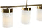 Plafondlamp DKD Home Decor Gouden Wit (60 x 15 x 25 cm)