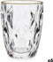Vivalto - Waterglas - Diamant - Transparant/Goud - 6 Stuks