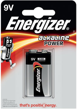 Energizer Alkaline Power 9V - Batterij - Langdurige energie