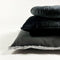 Dutch Decor FINN - Kussenhoes 45x45 cm - velvet - met rits - zwart