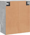 vidaXL - Wandkast - 60x31x70 - cm - bewerkt - hout - betongrijs