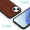 iMoshion Hoesje Geschikt voor iPhone 14 Hoesje Met Pasjeshouder - iMoshion Uitneembare 2-in-1 Luxe Bookcase - Bruin