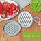 HI NATURE™ Burgermakers - Professionele Hamburgerpers - Smash Burger - Ø11,6 cm - Zilver