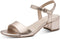 Tamaris ESSENTIALS - Dames Sandalen - Blokhak 4,5 cm - CHAMPAGNE