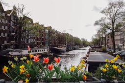 Customize it - Tuinschilderij bloemengracht 130x70