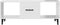 vidaXL - Salontafel - 102x50x40 - cm - bewerkt - hout - hoogglans - wit