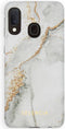 Selencia Hoesje Geschikt voor Samsung Galaxy A20e Hoesje - Selencia Maya Fashion Backcover - grijs