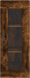 vidaXL - Hangkast - 34,5x34x90 - cm - gerookt - eikenkleurig