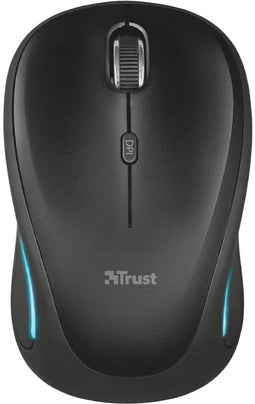 Trust Yvi FX - Draadloze muis - Verlicht - Zwart