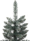 vidaXL - Kunstkerstboom - met - standaard - smal - 180 - cm - PVC - groen
