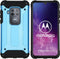 iMoshion Hoesje Geschikt voor Motorola One Zoom Hoesje - iMoshion Rugged Xtreme Backcover - Lichtblauw