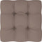 vidaXL - Palletkussens - 2 - st - stof - taupe