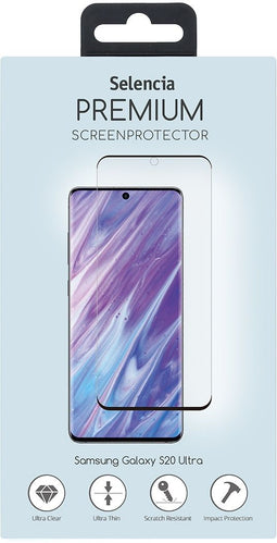 Selencia Galaxy S20 Ultra - Gehard Glas Screenprotector - Premium (8719295382389)