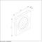 Lucide HAHNE - Inbouwspot Badkamer - GU5.3 - IP65 - Mat chroom - Ø 6,6 cm