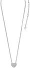 TI SENTO Dames Ketting - 925 zilver - Zirconia wit - Maat 42 - 3899ZI
