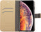 Mobiparts iPhone XS Max - Wallet Case - Saffiano motief - Goud