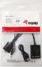 Equip 119038 - VGA naar HDMI Adapter met Audio - Zwart