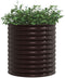 vidaXL - Tuin - Moestuinbed - - - Bruin - 80x80x81 - cm - Gegalvaniseerd - Staal