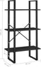 vidaXL - Opbergrek - 60x30x105 - cm - massief - grenenhout - zwart