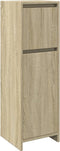 vidaXL - Badkamerkast - 30x30x95 - cm - spaanplaat - sonoma - eikenkleurig