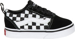 Vans TD Ward Slip-On - Lage sneakers - Elastische vetersluiting - (CHECKERED) BLACK/TRUE WH - Maat 22