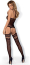 Obsessive Bodystocking - Erotische Body - One Size - Zwart
