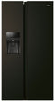 Haier HSR5918DIPB - Amerikaanse koelkast - Total No Frost - Zwart