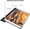 SBVR iPad 6e Generatie (2018) - Smart Cover Hoes - Pencil Houder - Zwart