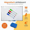 Goliving Whiteboard - Magnetisch bord - 60 x 90 cm - Droog uitwisbaar - Krasvast emaille - Wit
