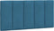 vidaXL - Hoofdbordkussen - 100 - cm - fluweel - blauw