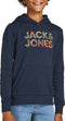 JACK&JONES JUNIOR JJSOLDIER - Sweat Hoodie - Camouflage letters - Maat 176