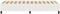 vidaXL - Bedframe - Crème - 90x200 - cm - Corduroy - Stof
